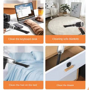 Aspirateur Portable Sans Fil - Puissance Compacte pour Nettoyage Sec et Humide