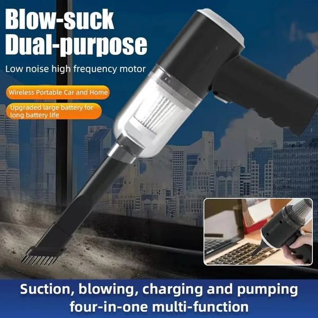 Aspirateur Portable Sans Fil - Puissance Compacte pour Nettoyage Sec et Humide